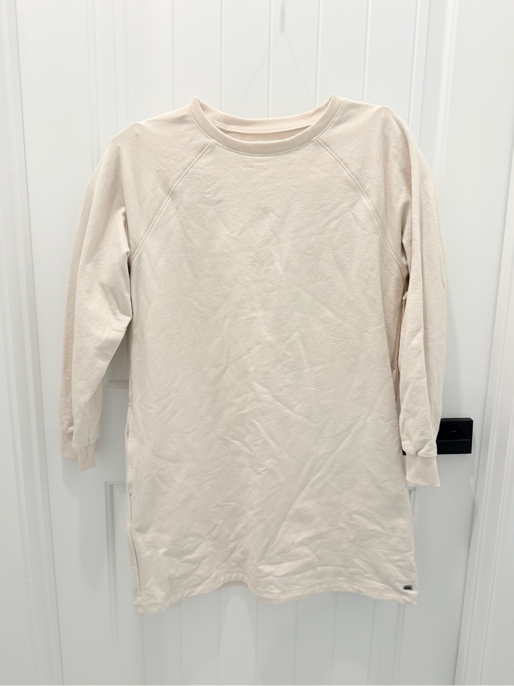 UpWest Cream Long Sleeve Tunic Top